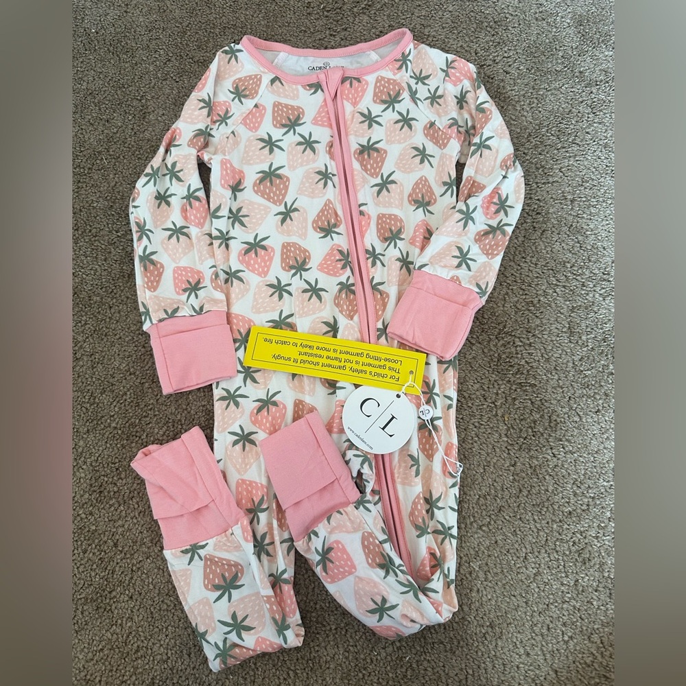 Caden lane strawberry bamboo sleeper